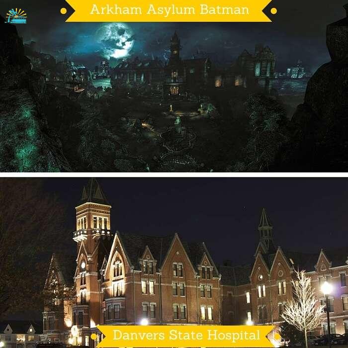 The Arkham Asylum from Batman and the Danvers State Hospital on which it is based