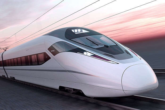 A representative image of how the bullet train in India might look
