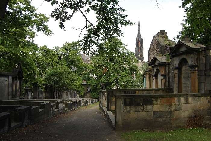 A snap from the haunted Greyfriars Kirkyard in Scotland
