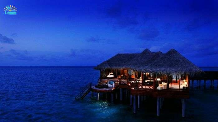A surreal evening at the romantic overwater bungalow at Lombok