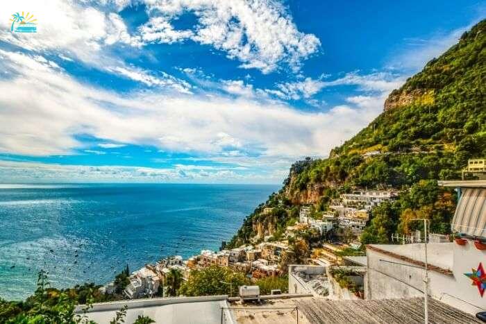 Coast Positano Amalfi Sorrento Sea Italy