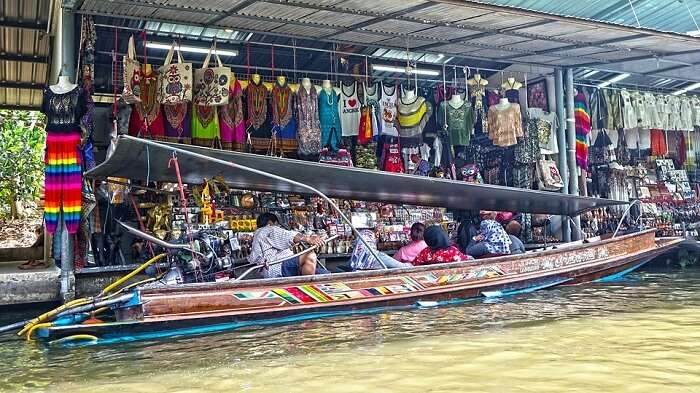 Bangkok Thailand Damnoen Saduak Floating Market