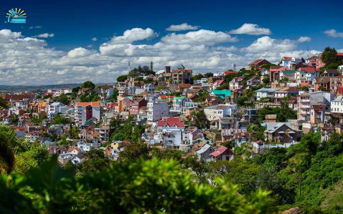 Beautiful view of Antananarivo city in Madagascar s