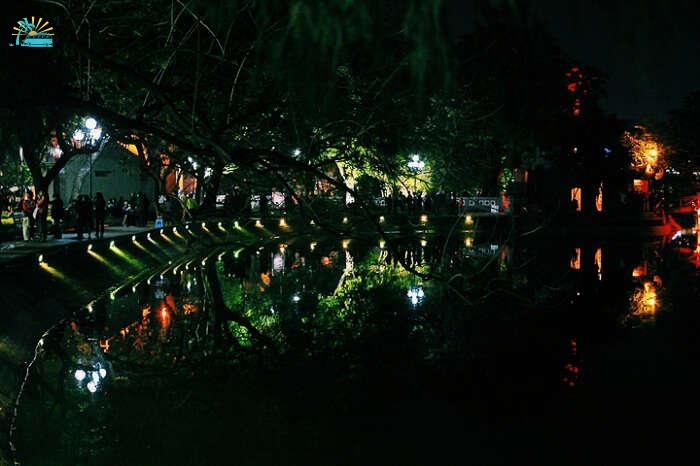 Beauty of the Hanoi city at night