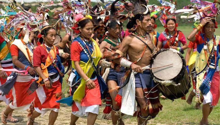 Tutsa Dancers in Arunachal Pradesh