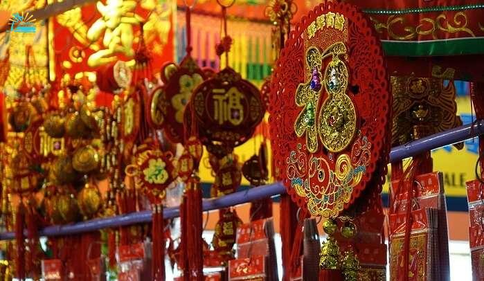 Chinese Decorative China Town Colorful Singapore