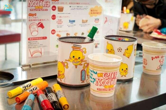 Create your own noodles at the Noodles Museum Osaka