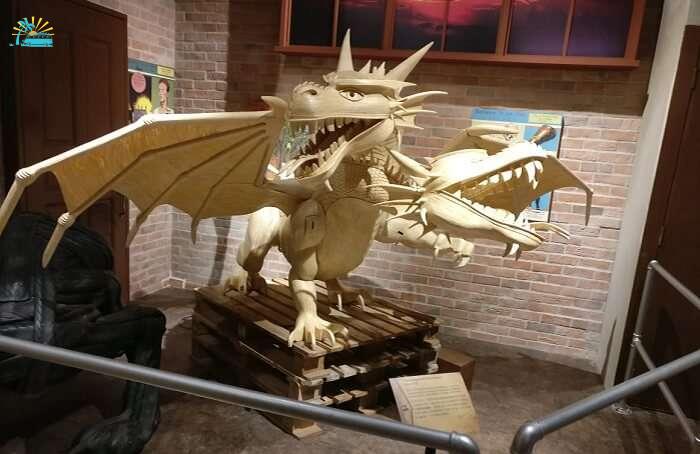 Dragon toy at mall