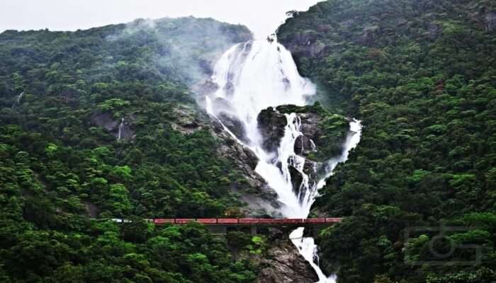 Amazing Dudhsagar Waterfalls
