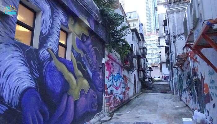 Graffitti Wall Hong Kong