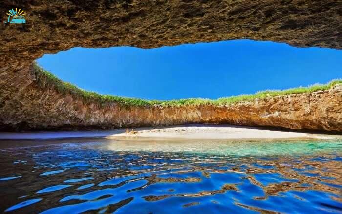Hidden Beach in Mexico