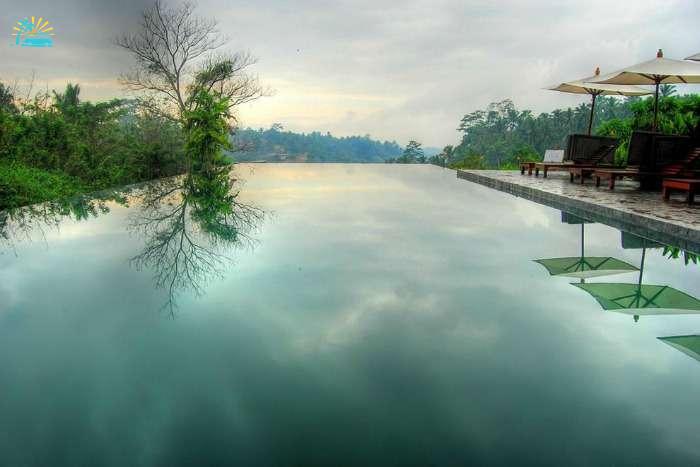 Infinity pool at Alia, Ubud Bali