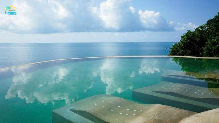 Infinity pool at Silavadee Resort, Koh Samui, Thailand