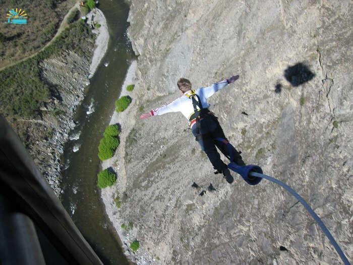 guy jumping from nevi highwire
