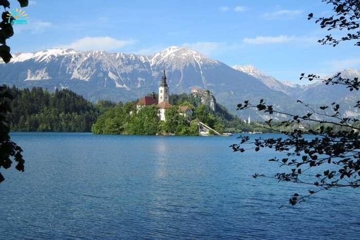 Lake Slovenia Bled Island