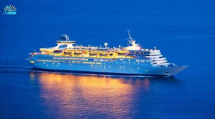 Luxury cruise ship