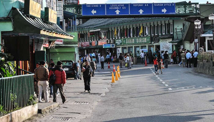 MG Road in Gangtok