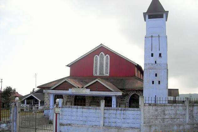 Nongsawlia Presbyterian Church british church in cherrapunji