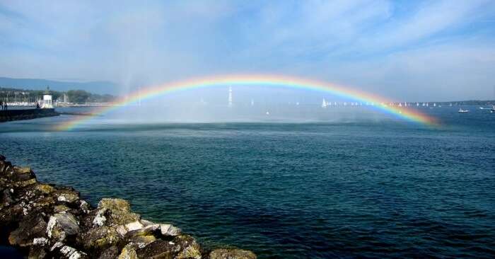 Rainbow at  Lake Geneva