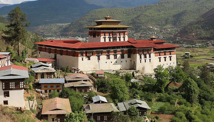 View Of The Rinpung Dzong