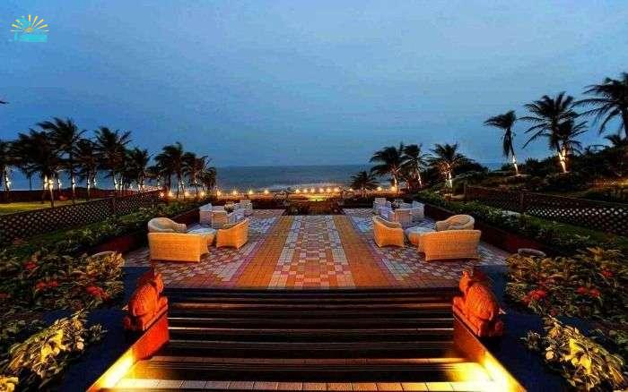 Romantic evening at Mayfair Palm Beach Resort, Ganjam, Orissa