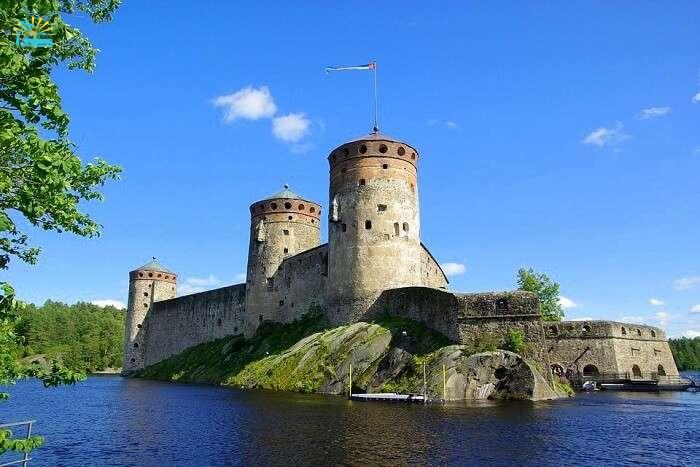 Savonlinna Finland Castle Lake Fortress finland
