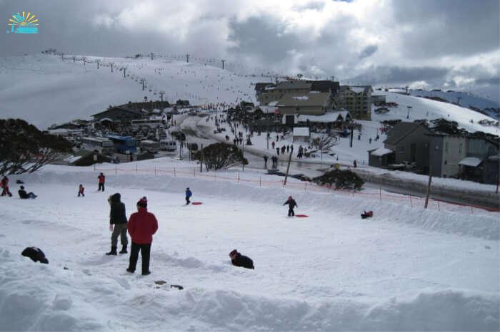 Ski or snowboard down the slopes in Japan