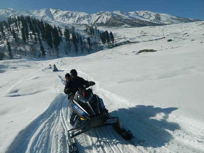 Snow Scooter Ride at Gulmarg