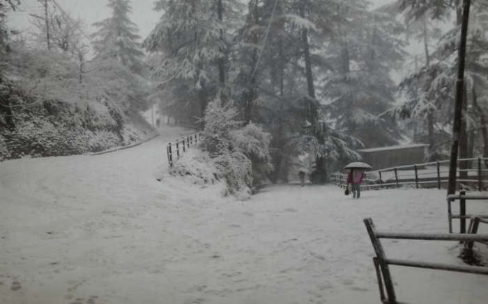 Snow-covered Rohru