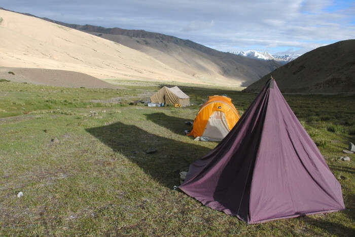 Camps for stay during trekking