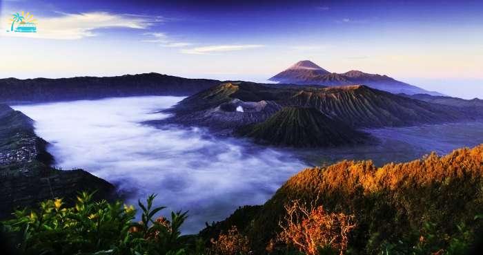 Sunrise at Mount Bromo in Indonesia