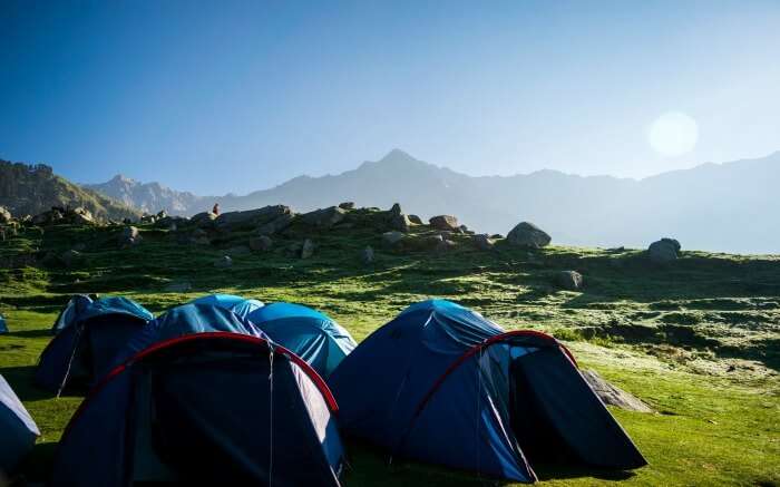 Tents in Triund