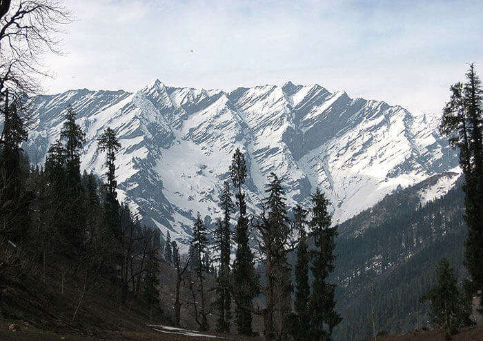 The Pir Panjal Range, as seen from the Mall Road in Dalhousie