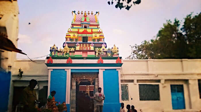 The Visa God’s temple in Hyderabad
