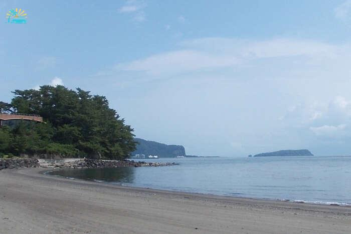 The beach in Ibusuki