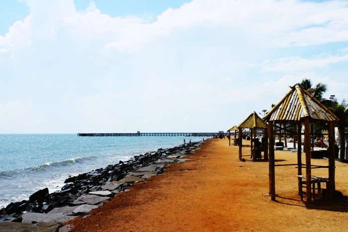 The charm of Pondicherry beach