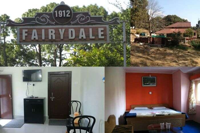 The different rooms and outside views of the Fairydale Resort in Lansdowne