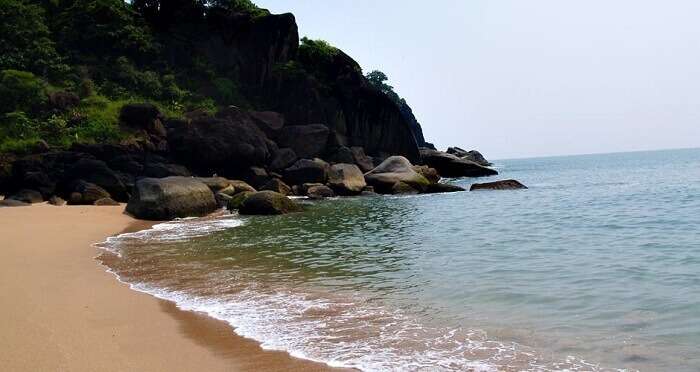 The tranquil beach of Goa