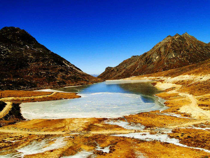 The vibrant Sela Lake in Arunachal Pradesh