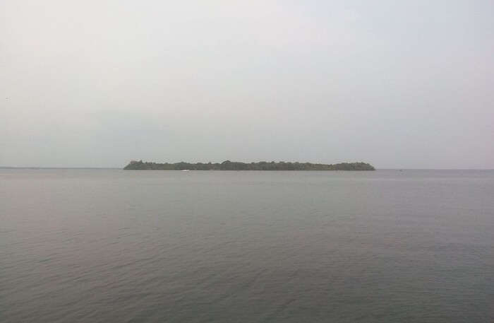 View Of Pathiramanal Island