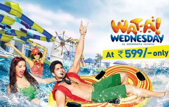 Wat-A Wednesday package available at Aquamagica - one of the best water parks in India