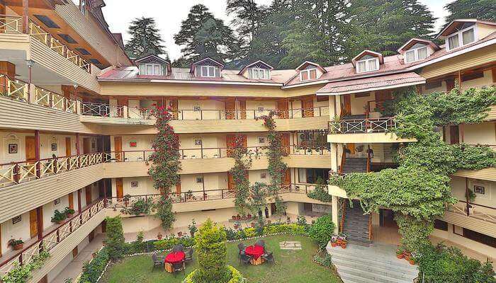 a luxury resort in Shimla
