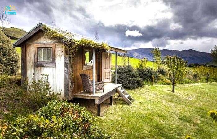 A jungle cabin in Wanaka in New Zealand
