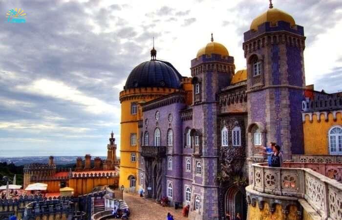 A historical building in Sintra in Portugal