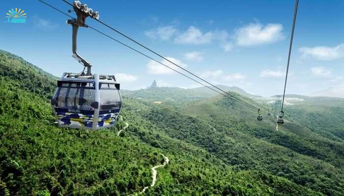 cable car ride to the top of Ngong Ping