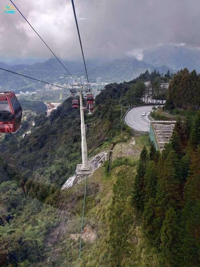 cable car ride was amazingly beautiful