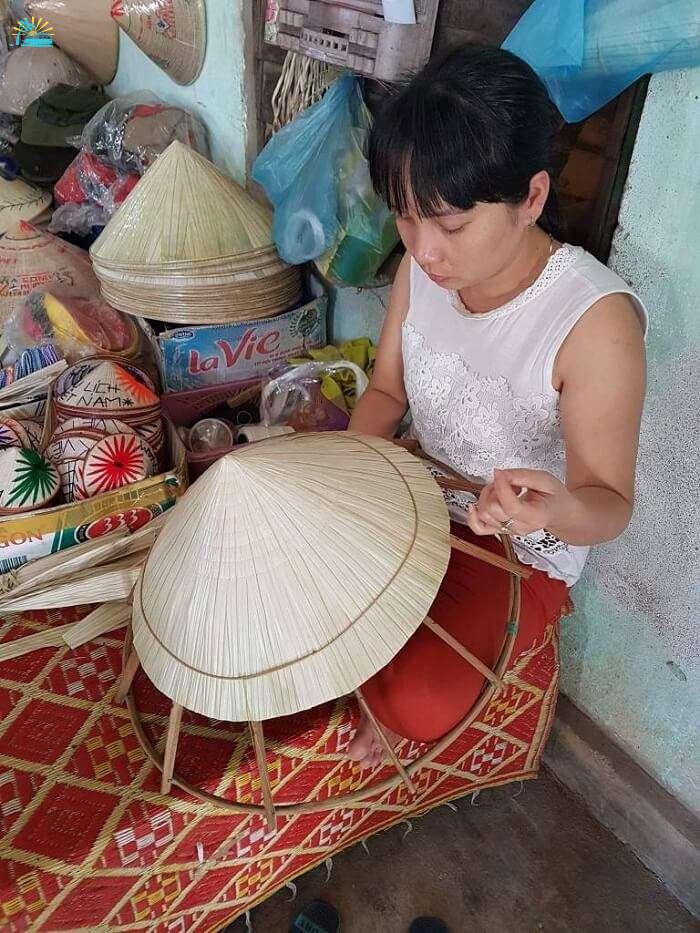 conical hat making villages in vietnam