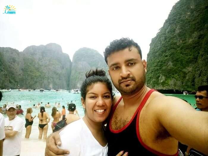 couple on Patong Beach