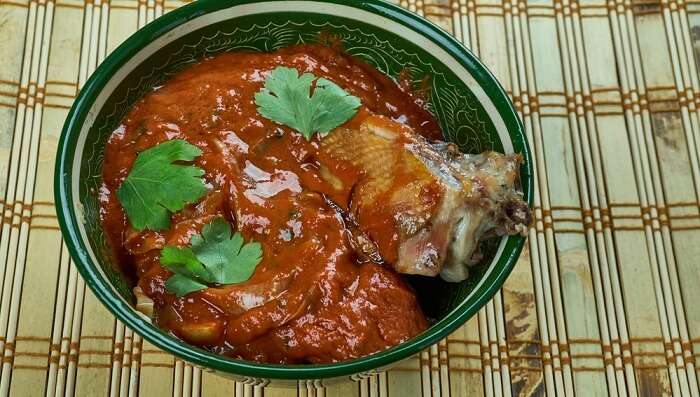 duck meat curry assam food