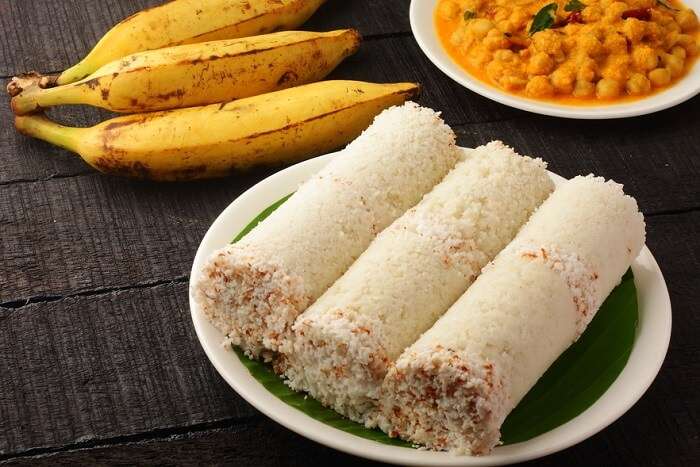 have Puttu with Kadala Curry in kerala
